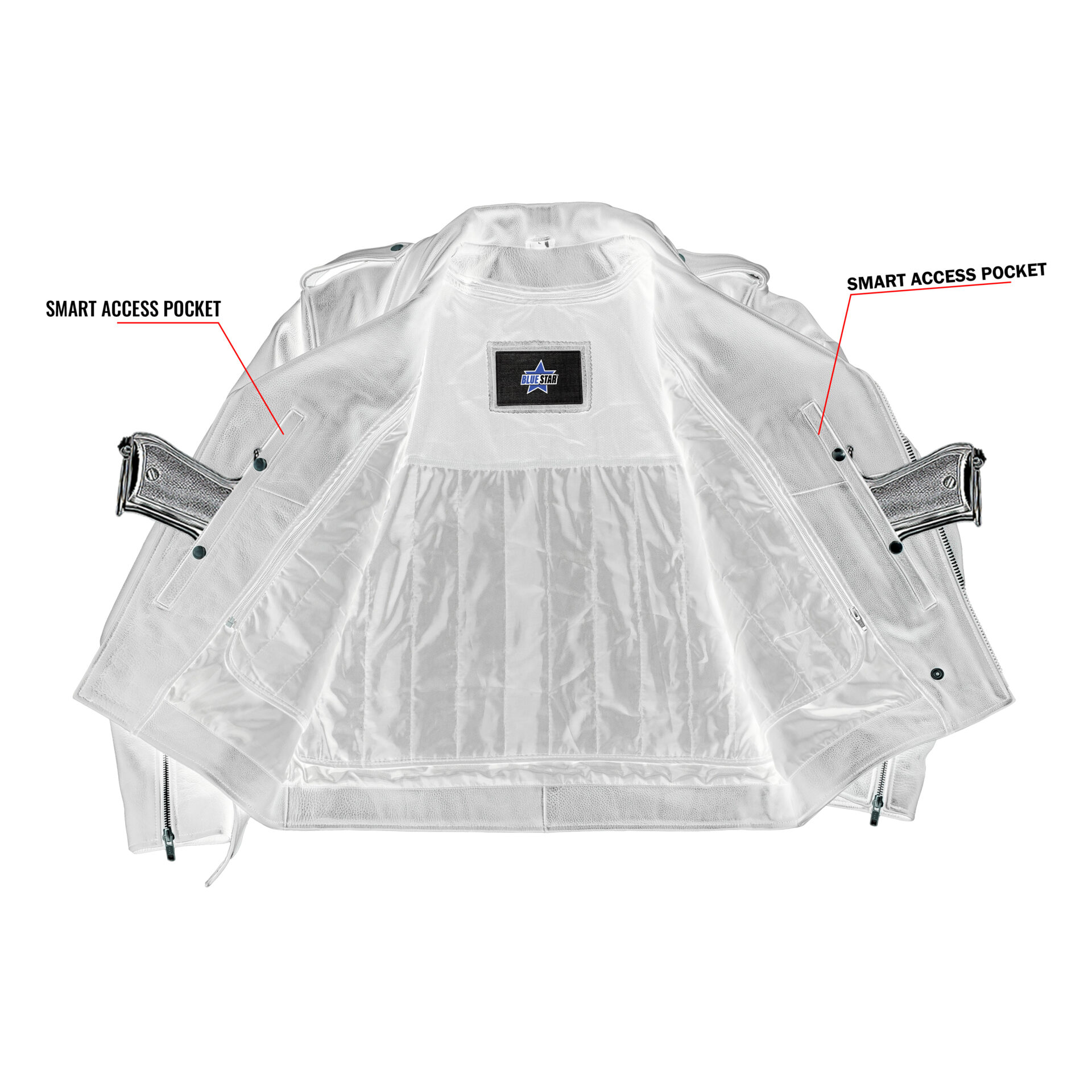 BSM1101 Men's Premium Classic Plain Side Police Style Jacket - Image 4