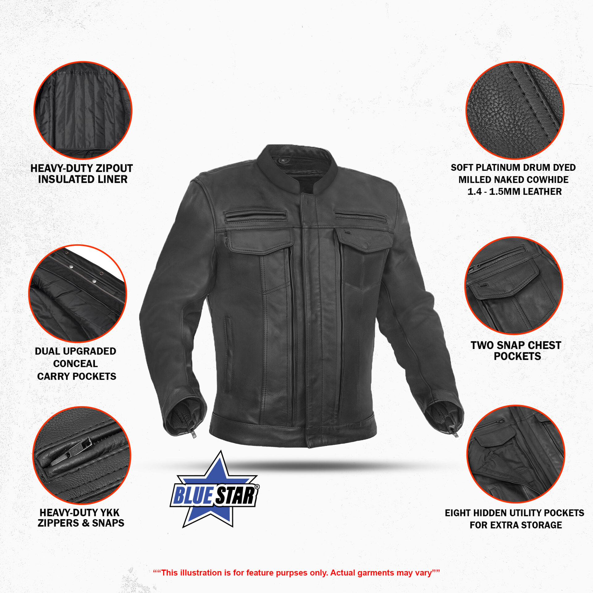 BSM1111 Men's Modern Utility Style Jacket - Image 2