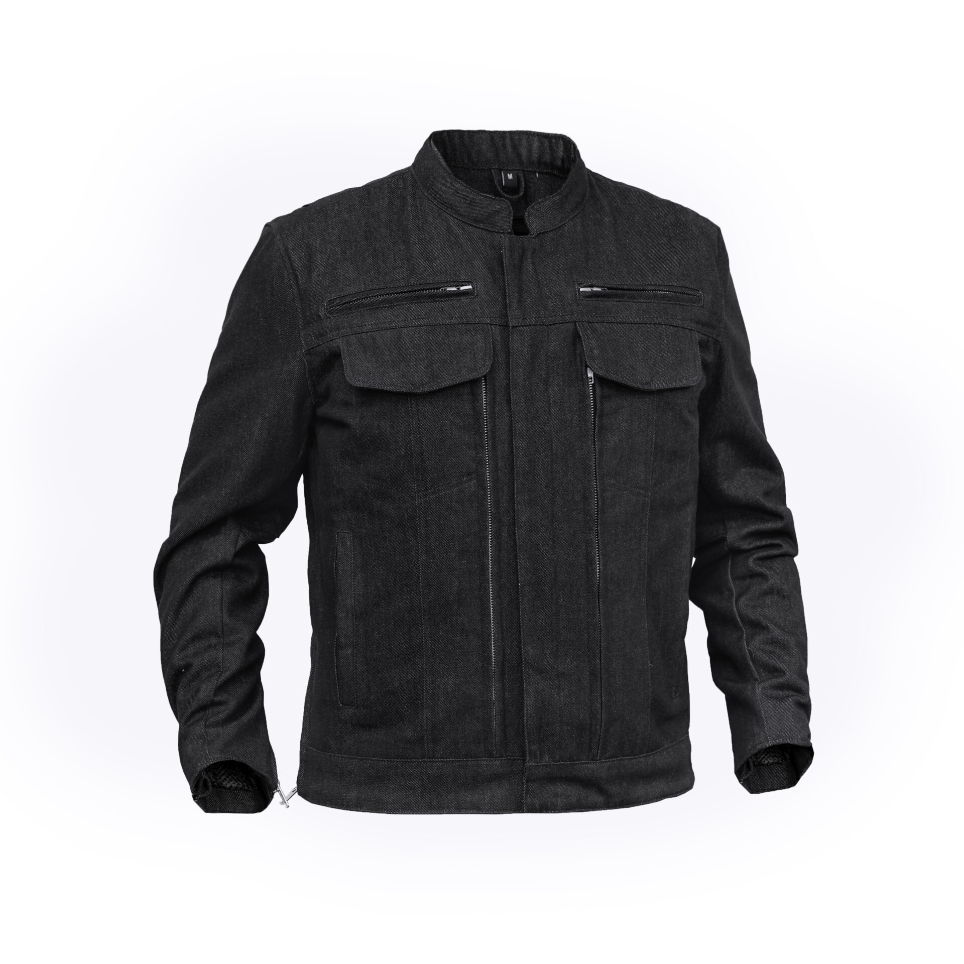 BSM1105 Men's Rough Rub-Off Raw Finish Denim Jacket