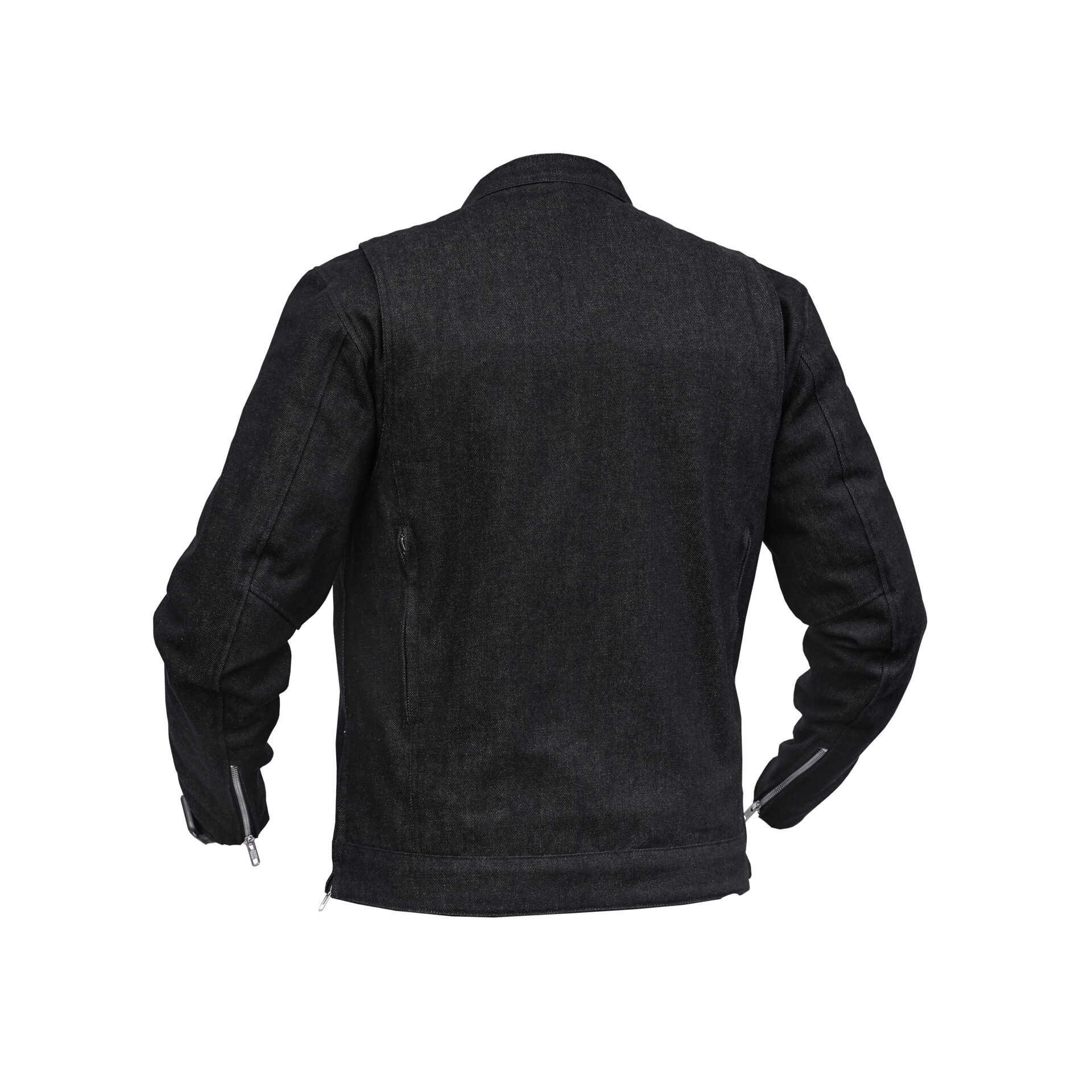 BSM1105 Men's Rough Rub-Off Raw Finish Denim Jacket - Image 3