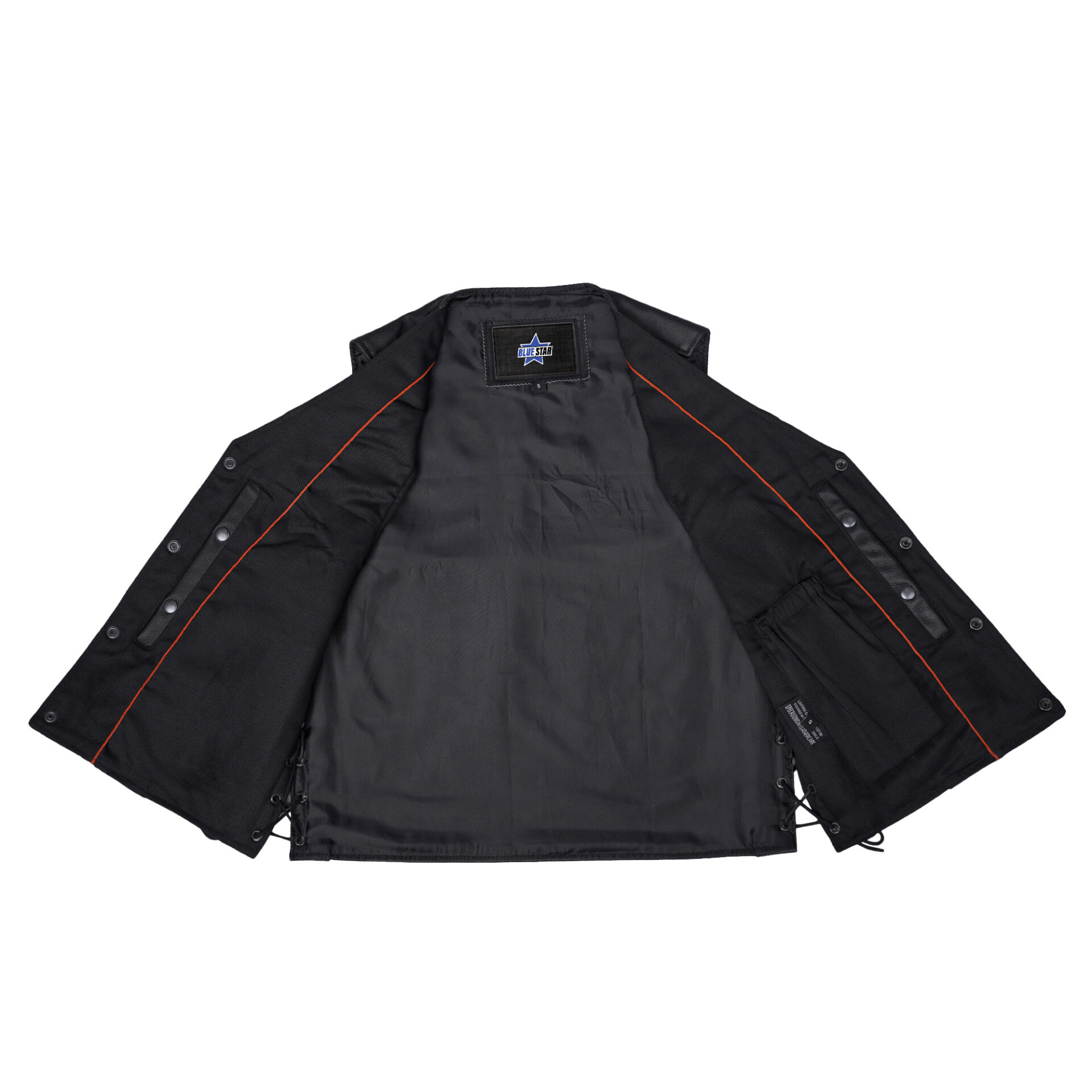 BSM1507 Men's Single Back Panel Concealed Carry Vest - Image 4