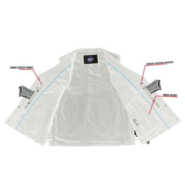 BSM1507 Men's Single Back Panel Concealed Carry Vest - Image 5