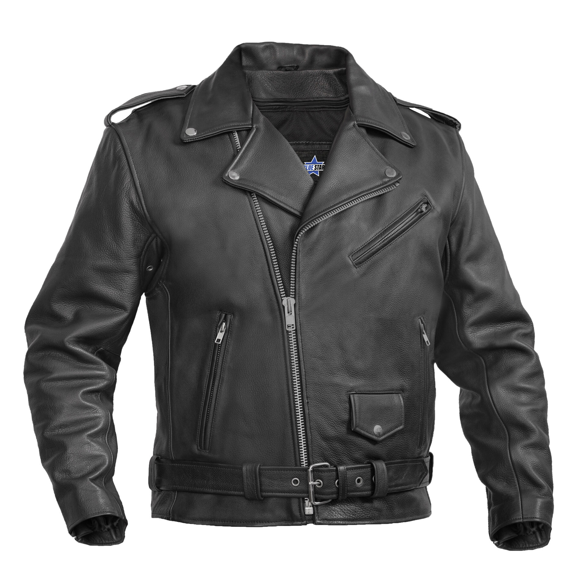BSM1101 Men's Premium Classic Plain Side Police Style Jacket