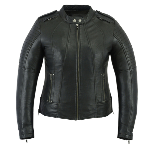 BSM2110 Women's Updated Biker Style Jacket