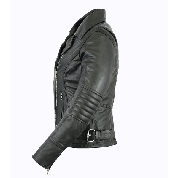 BSM2100 Women's Updated Lightweight Stylish M/C Jacket - Image 3