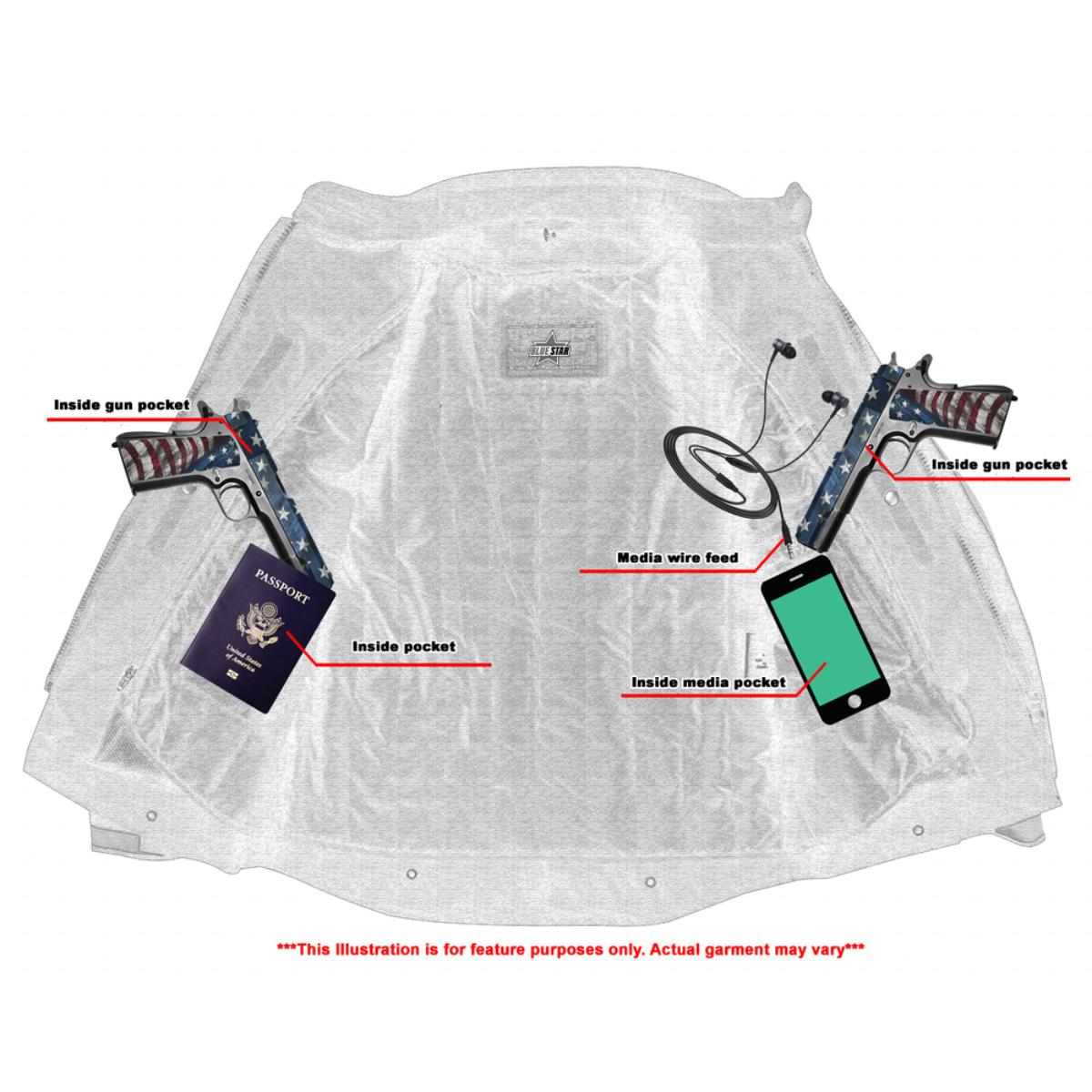 BSM1166 Advance Touring Textile Motorcycle Jacket for Men – Hi-Vis - Image 8