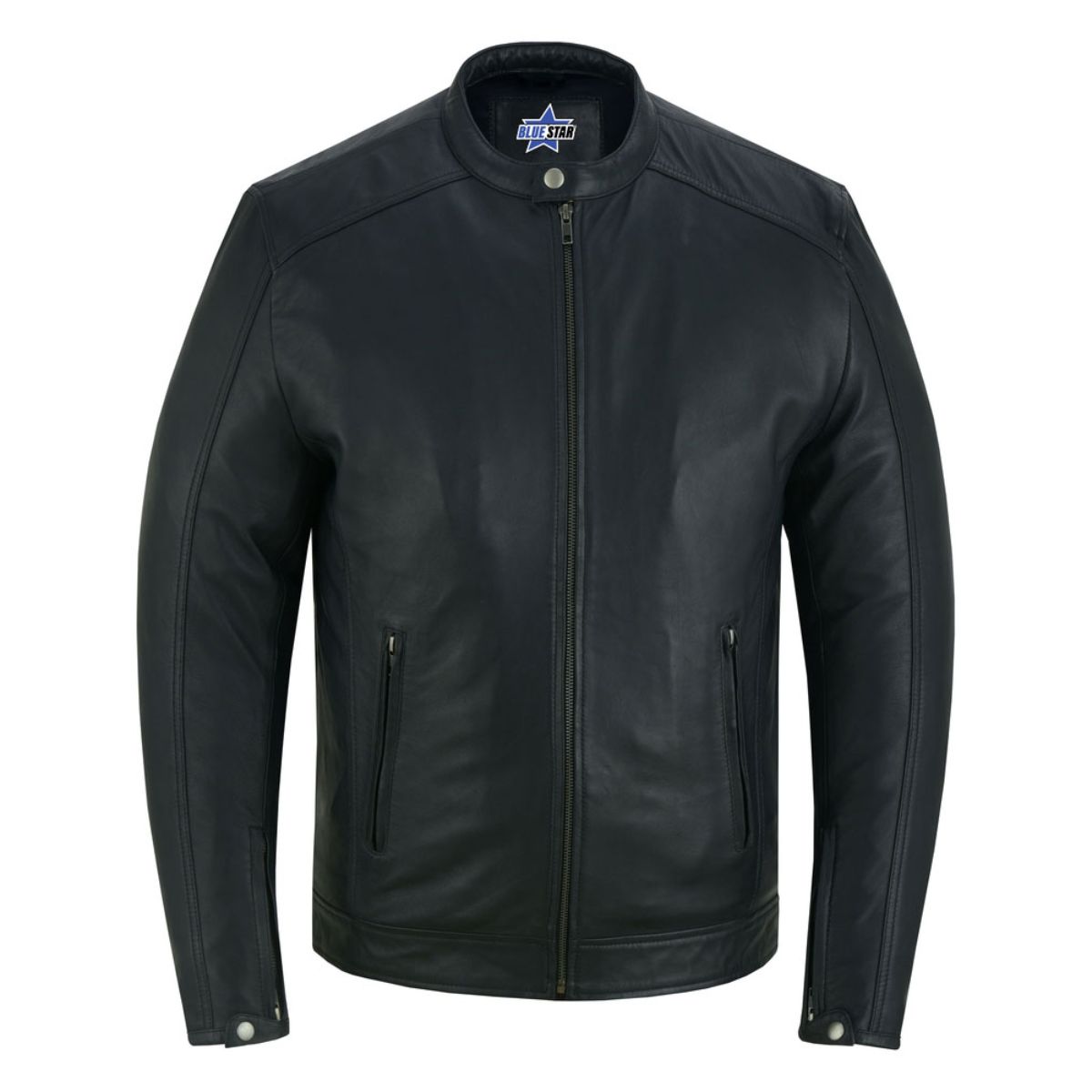 BSM1149 Classic Joe Men's Fashion Leather Jacket - Image 4