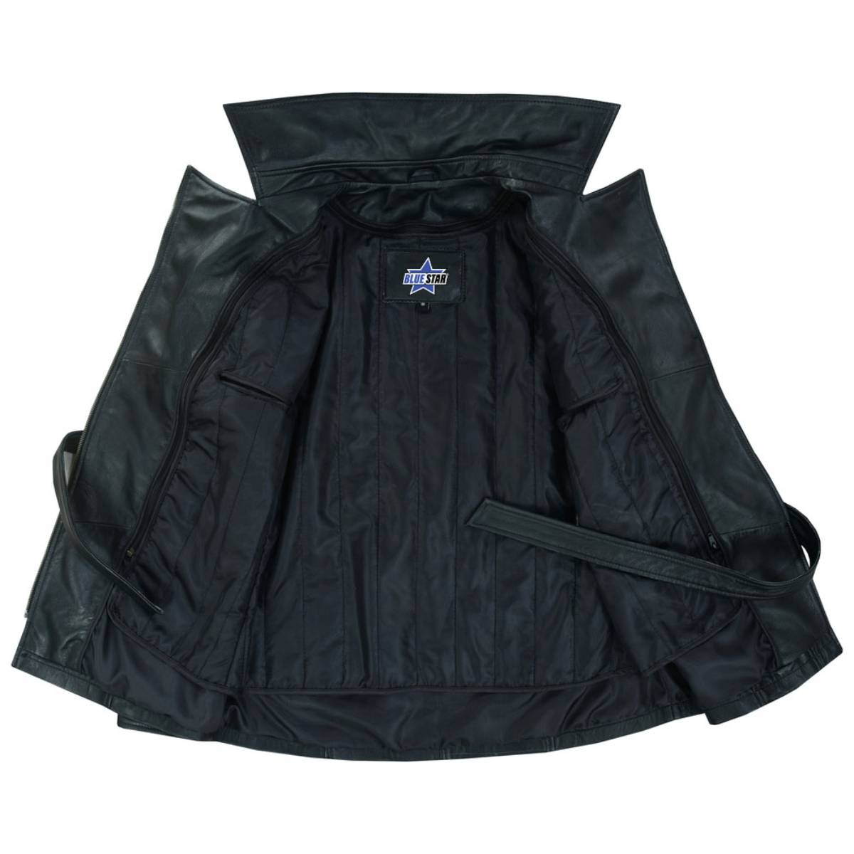 BSM1161 Elan Women’s Leather Jacket Black - Image 7