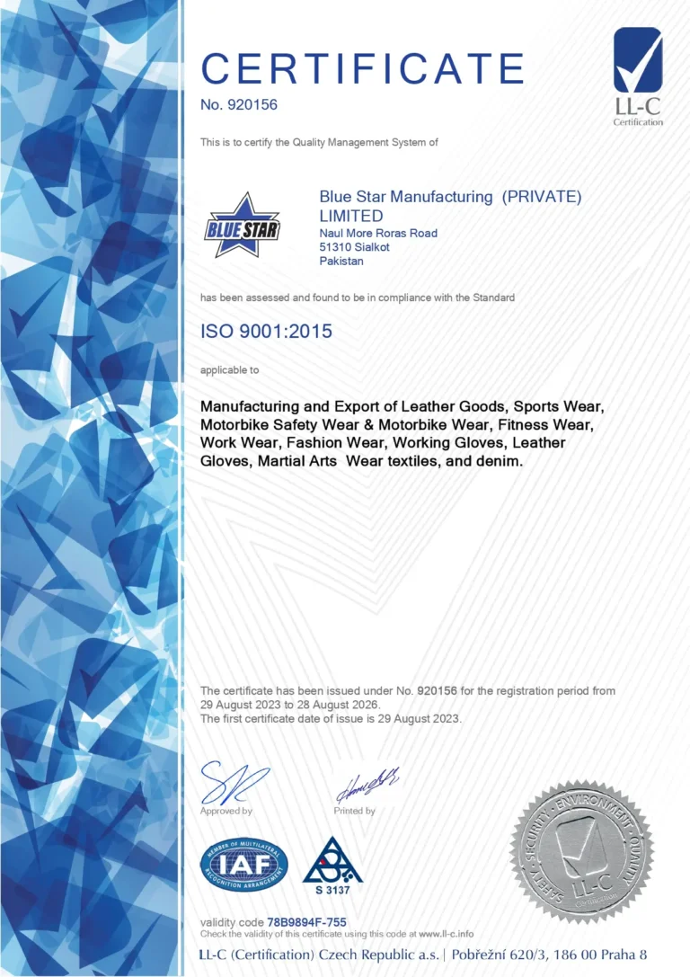 Blue Star Manufacturing (PRIVATE) LIMITED - ISO 9001_page-0001
