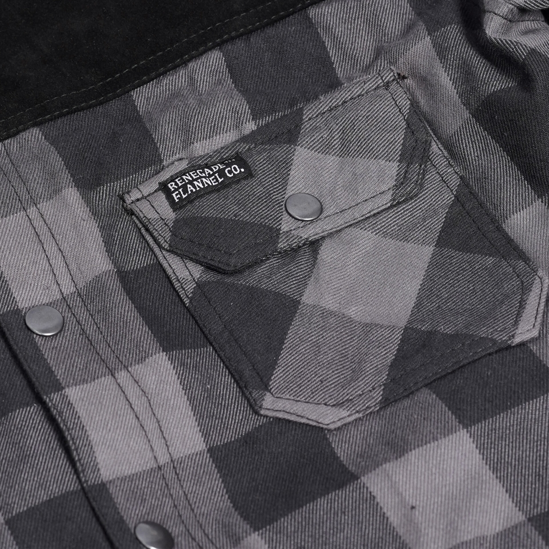 BSM4622 Grindstone Grey Men’s Flannel Shirt - Image 13