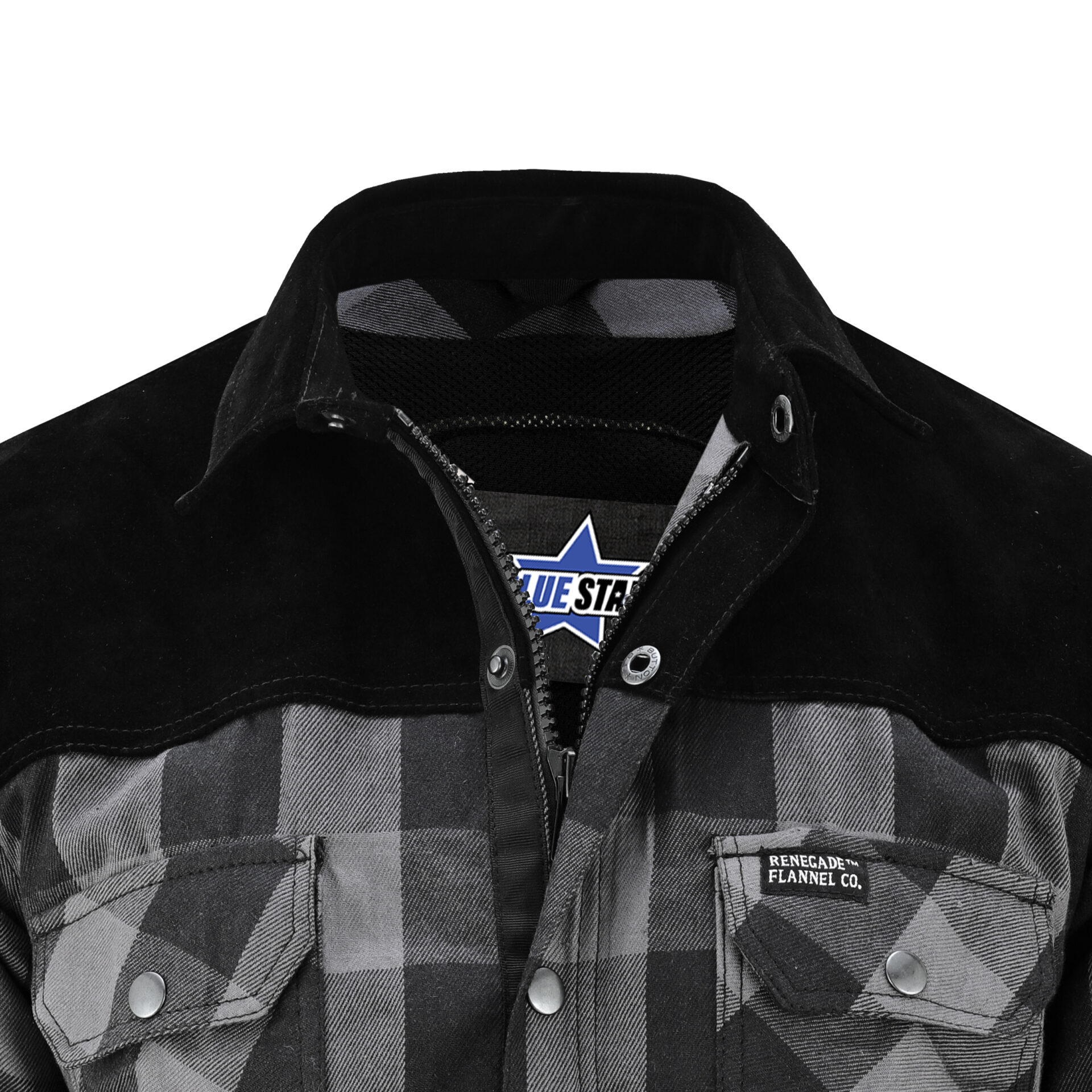 BSM4622 Grindstone Grey Men’s Flannel Shirt - Image 9