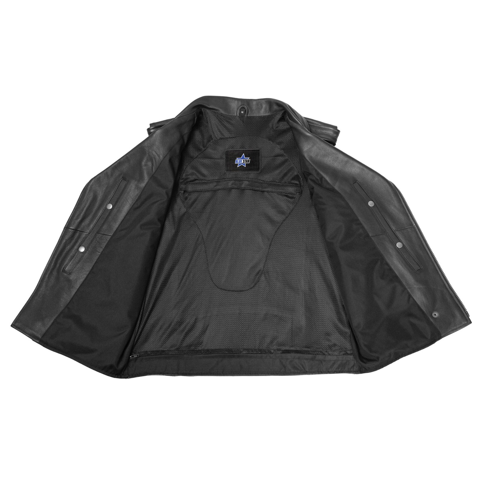 BSM4627 Cruze Motorcycle Leather Vest - Image 5