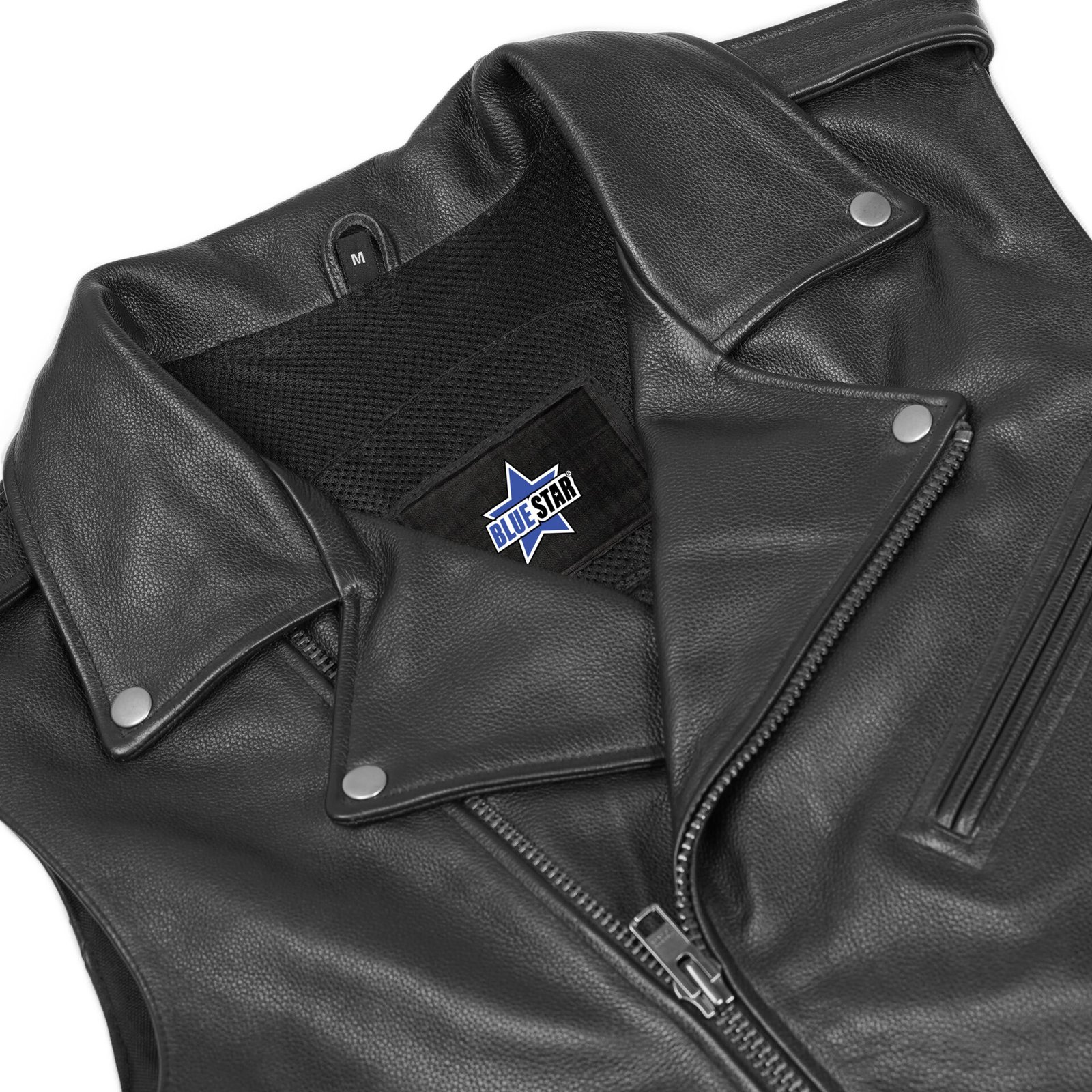 BSM4627 Cruze Motorcycle Leather Vest - Image 7