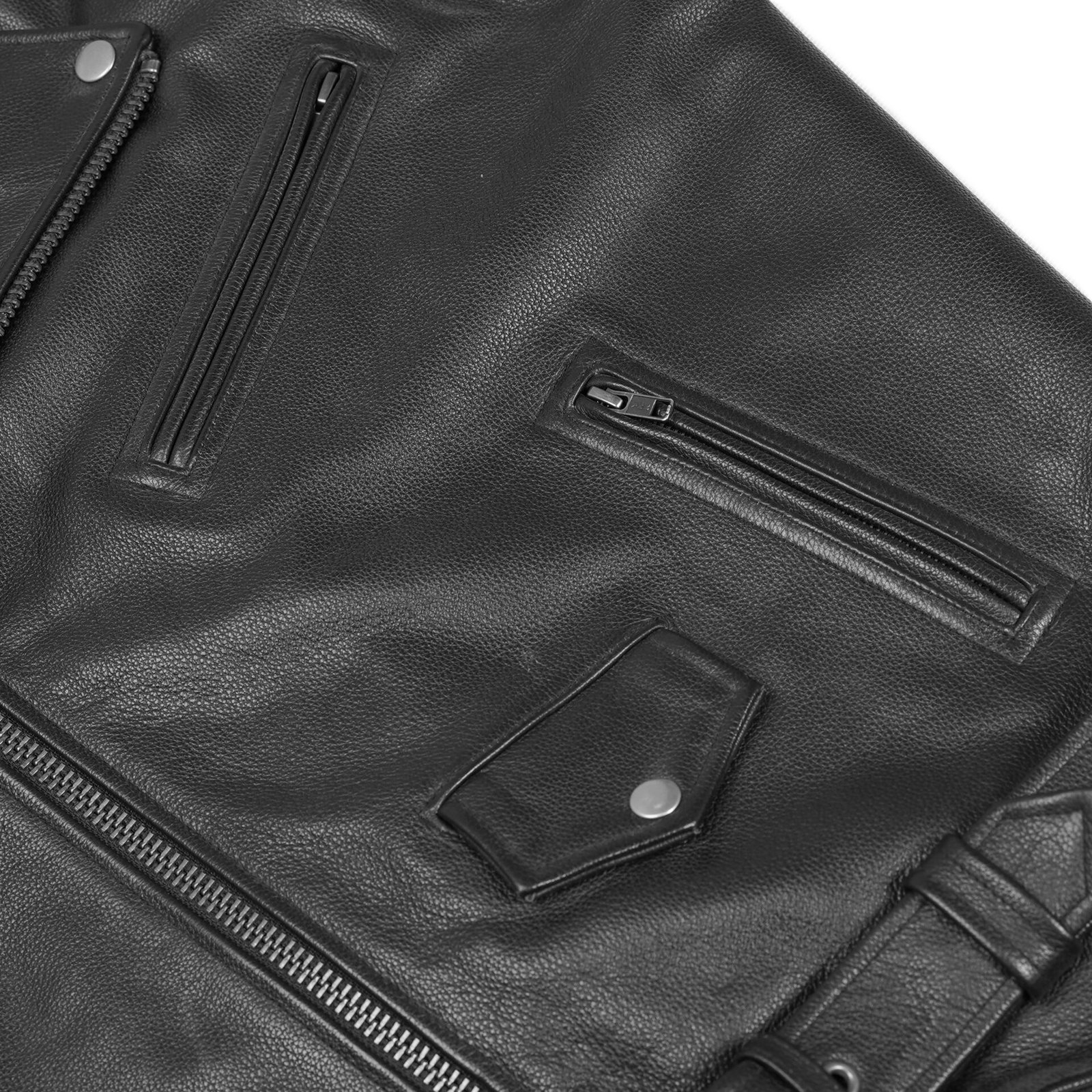 BSM4627 Cruze Motorcycle Leather Vest - Image 9