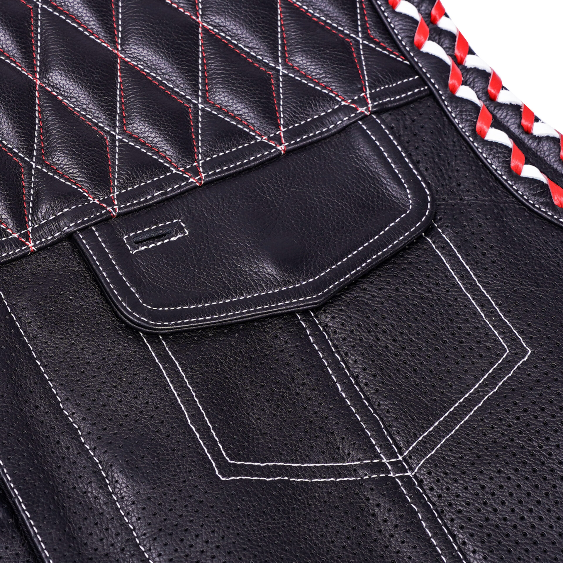 BSM4632 Throtlex Men’s Leather Vest - Image 9