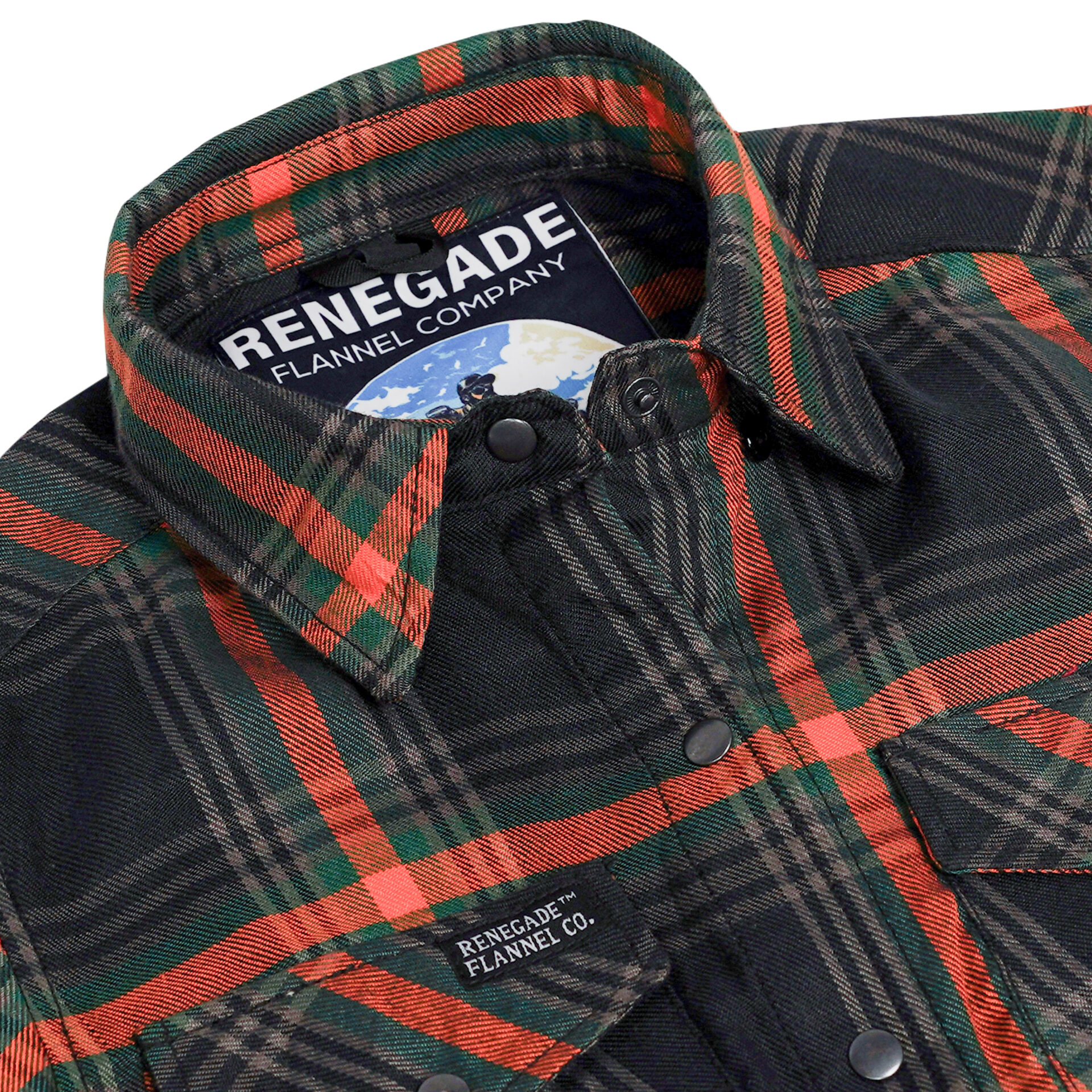 BSM4639 Seaflora Women’s Flannel Shirt - Image 2