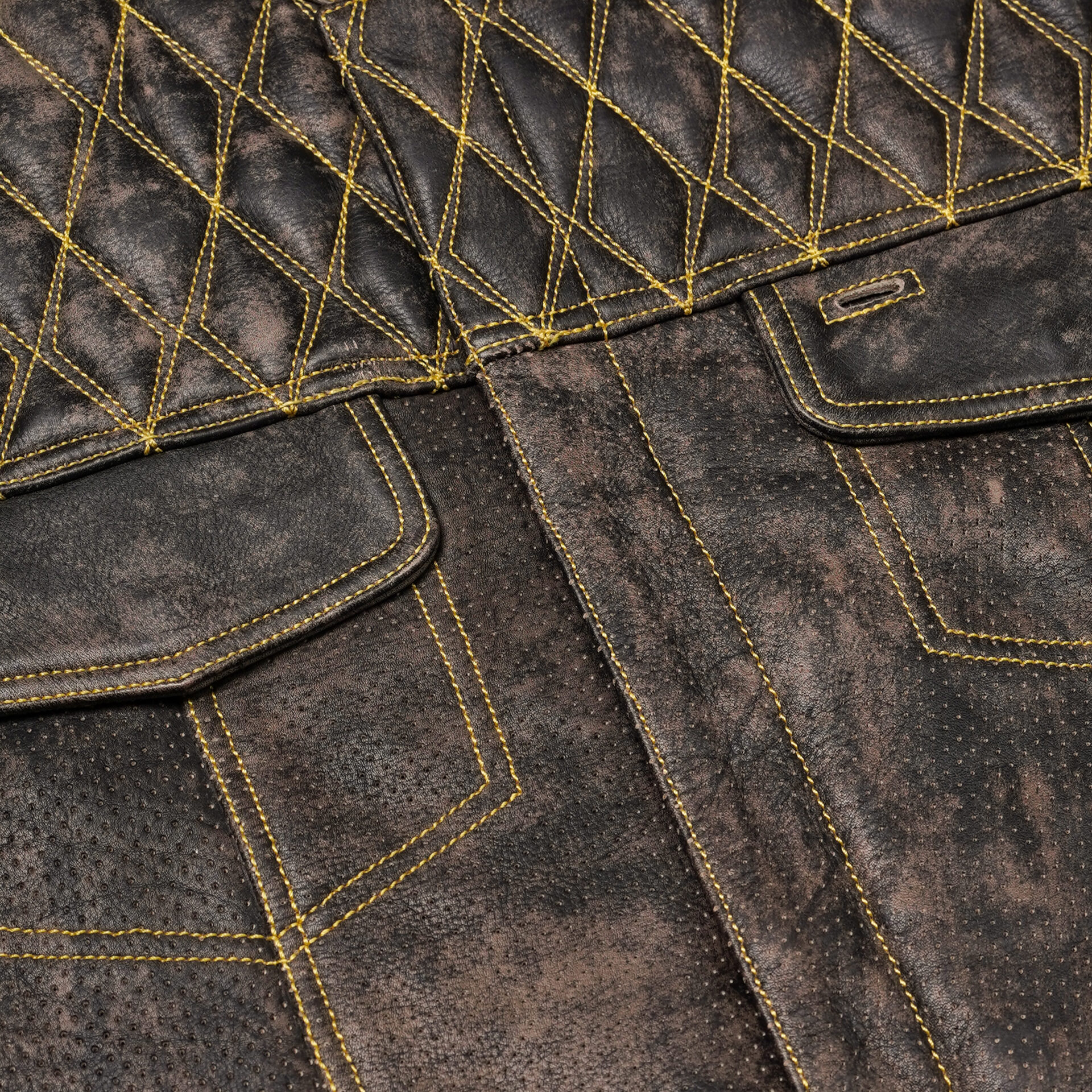 BSM4643 Ironhide Men’s Leather Vest - Image 8