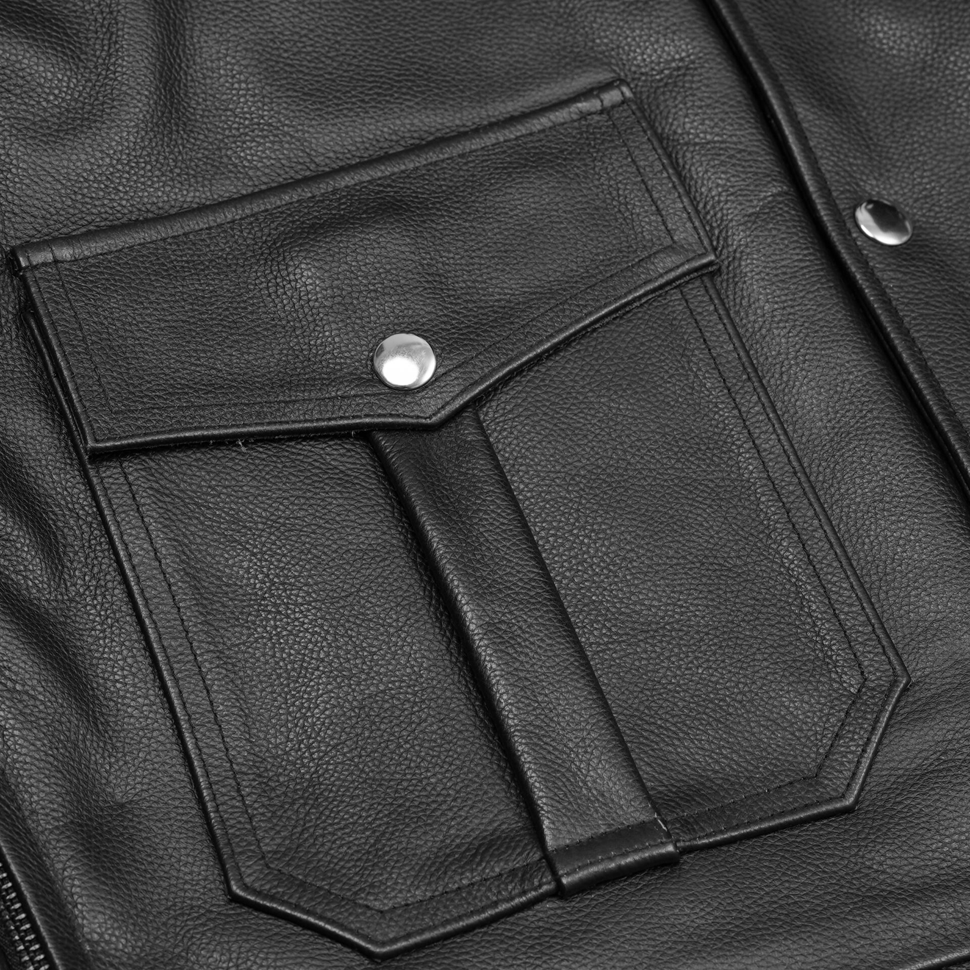 BSM4647 Blackhawk Men’s Leather Motorcycle Jacket - Image 8