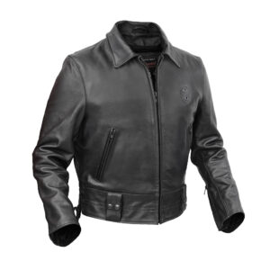 BSM4648 Iron Warrior Men’s Leather Motorcycle Jacket