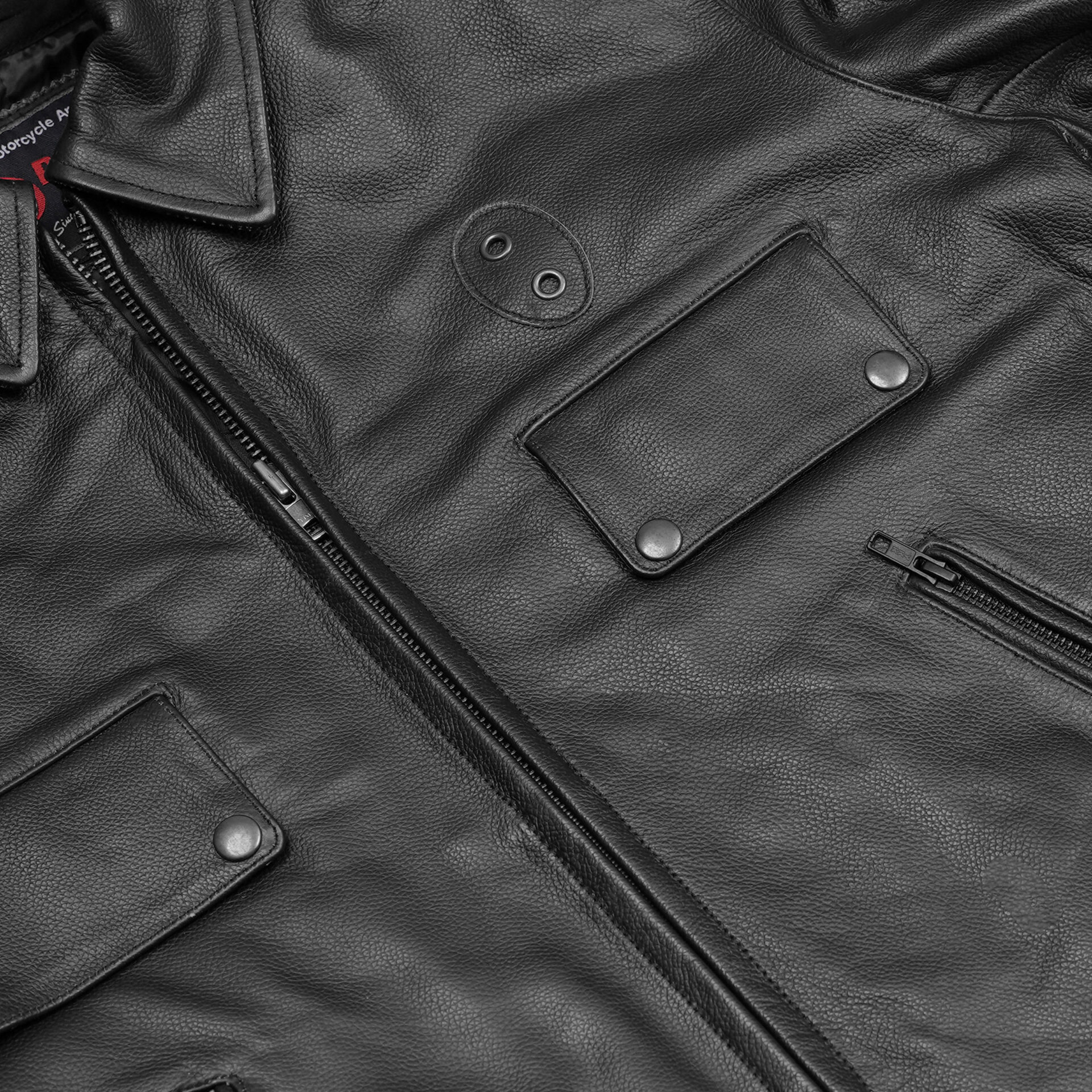 BSM4648 Iron Warrior Men’s Leather Motorcycle Jacket - Image 9