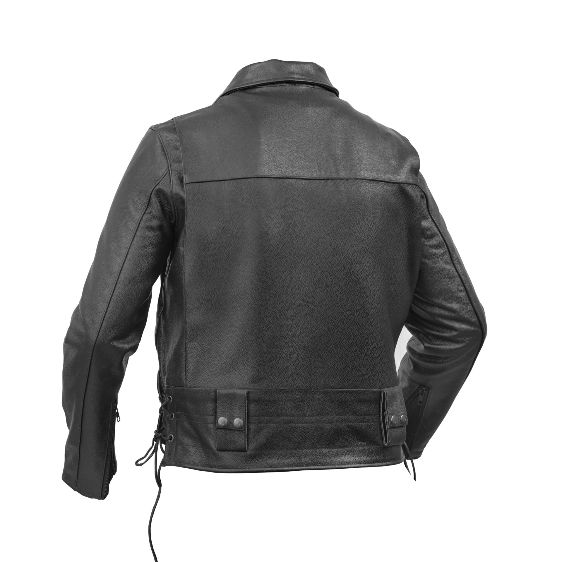 BSM4648 Iron Warrior Men’s Leather Motorcycle Jacket - Image 3