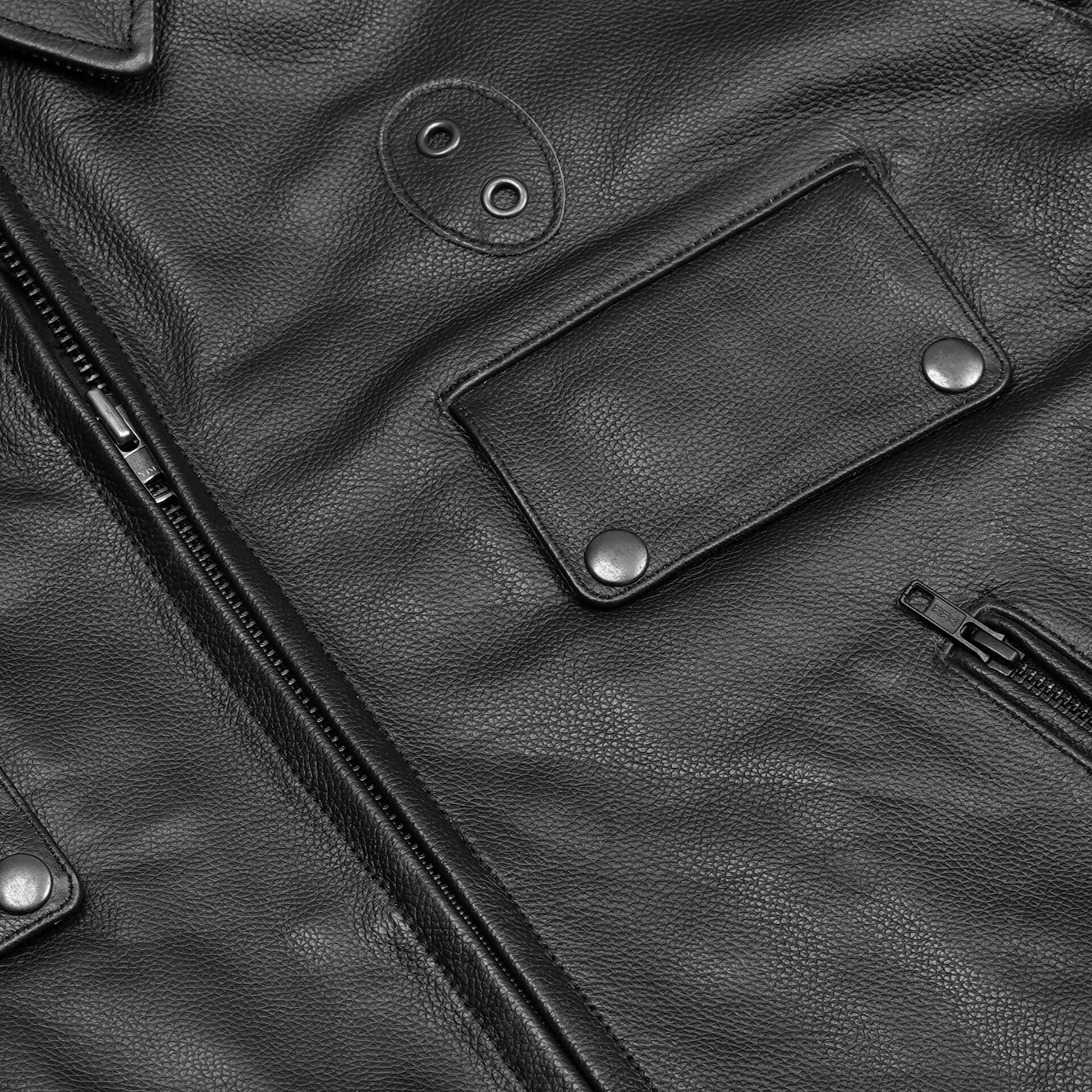 BSM4650 Dark Rebel Men’s Motorcycle Jacket - Image 9