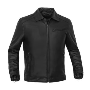 BSM4656 Jet Pace Men’s Faux Leather Motorcycle Jacket