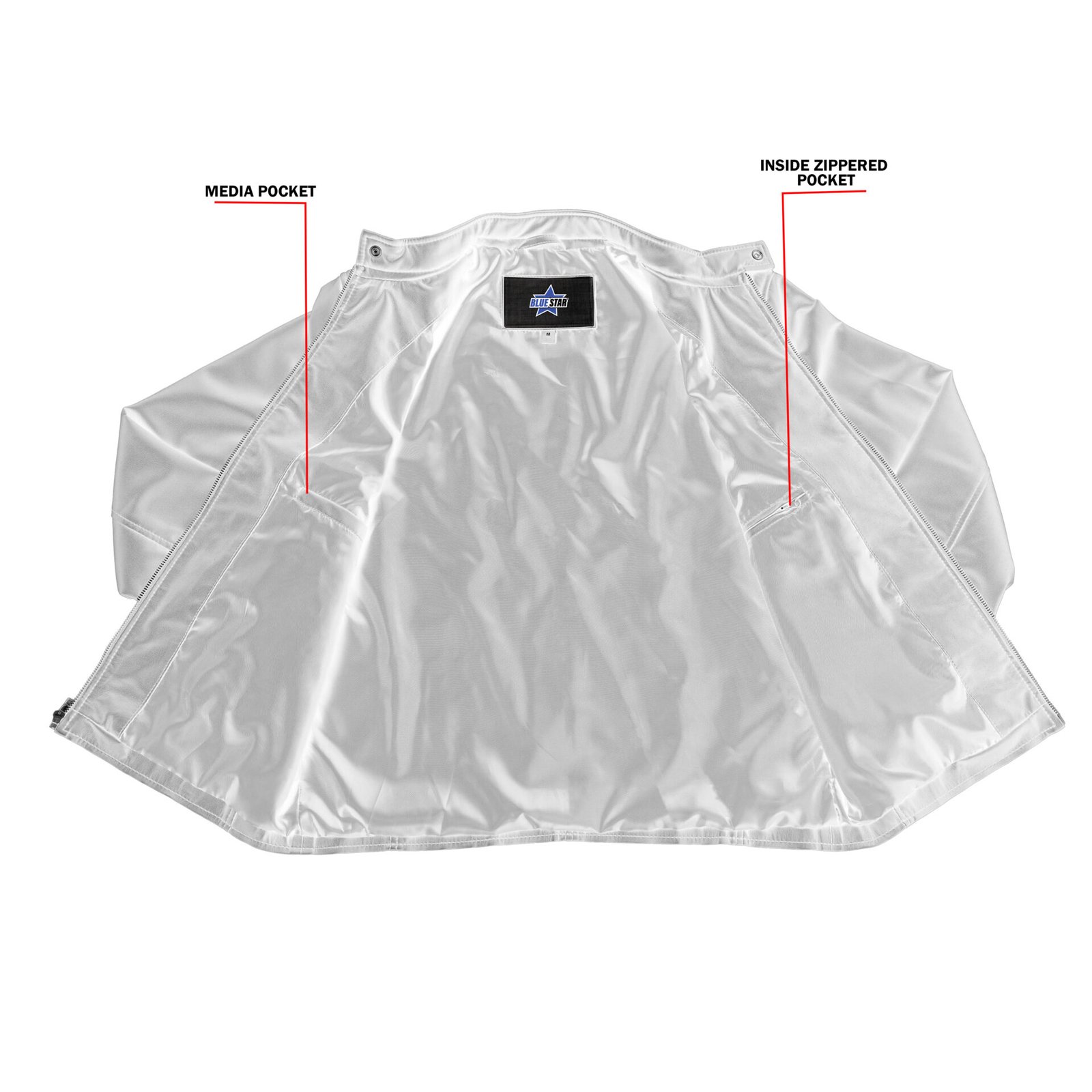 BSM4658 Rivet Soul Men’s Faux Leather Motorcycle Jacket - Image 4