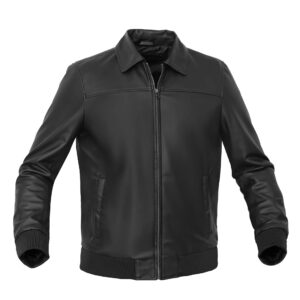 BSM4659 Midnight Forge Men’s Faux Leather Motorcycle Jacket